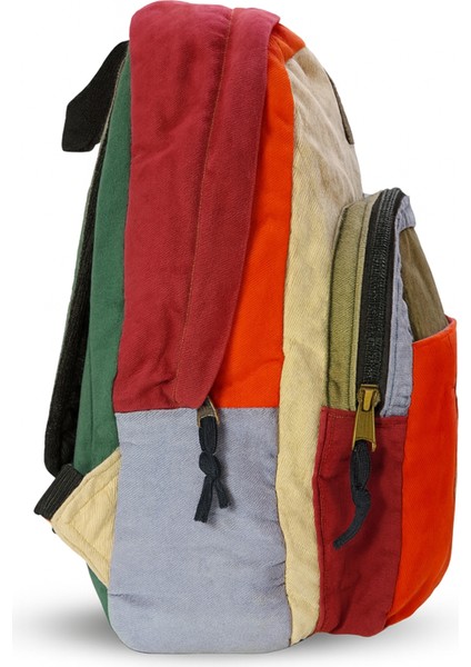 Brooklyn Nyc Yazılı Renkli Vintage Kanvas Sırt Çantası – Unisex modelleri