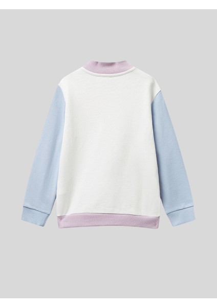 Kız Çocuk Fermuarlı Sweatshirt 1-6 Yaş Lila fiyatları