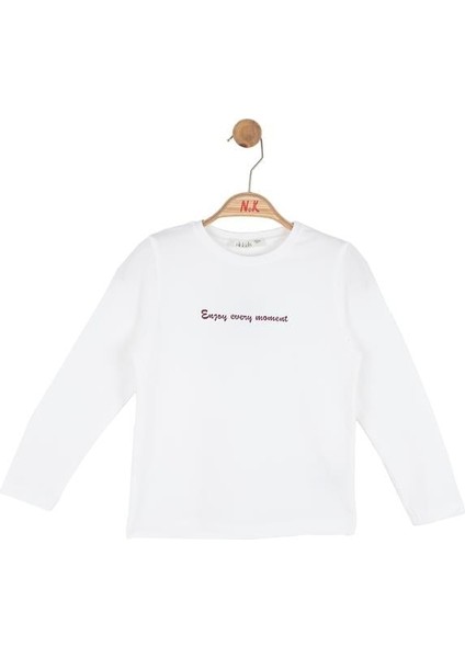 Kız Çocuk Enjoy Badi 4-8 Yaş Krem