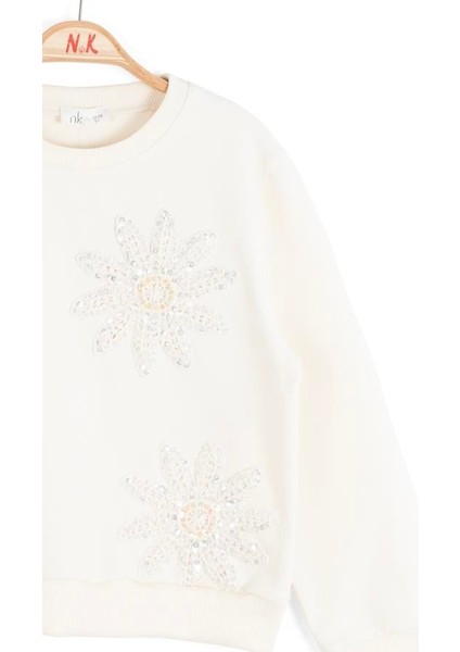 Kız Çocuk Sunbeam Sweatshirt 8-14 Yaş Krem fırsatları
