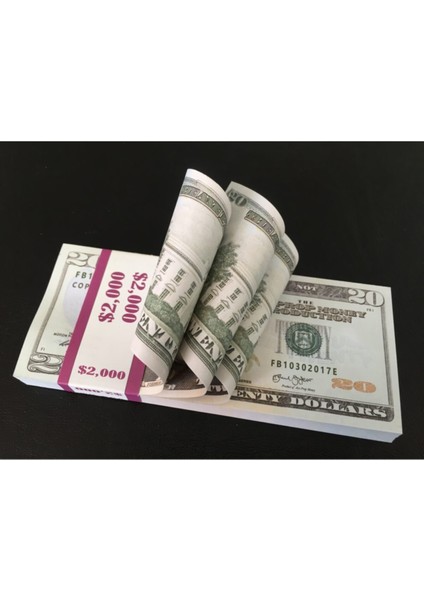 Geçersiz Paras 100 Adet 20 Dolar Dizi Film ve Video Çekimleri Için modelleri
