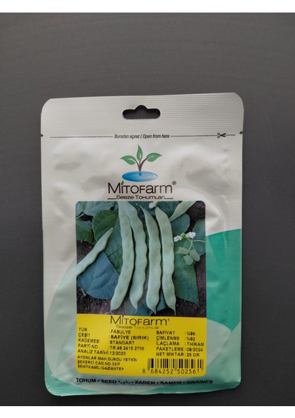 Safiye Fasulye Tohumu