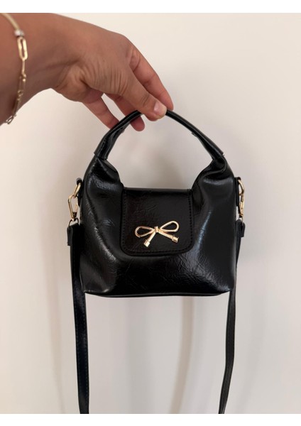 Mini Kadın Omuz ve El Çantası | Zarif Fiyonklu Model – 5 Renk Seçeneği fırsatları