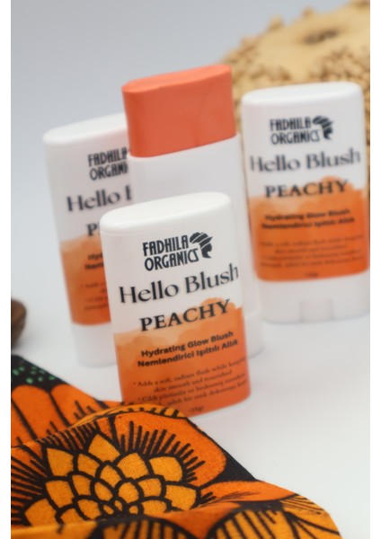 Hello Blush Doğal Işıltılı Stick Allık - Peachy