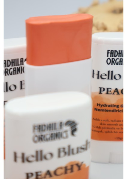 Hello Blush Doğal Işıltılı Stick Allık - Peachy fiyatları