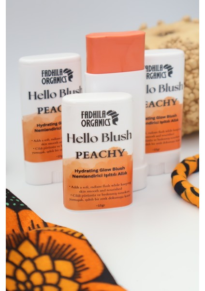 Hello Blush Doğal Işıltılı Stick Allık - Peachy fırsatları
