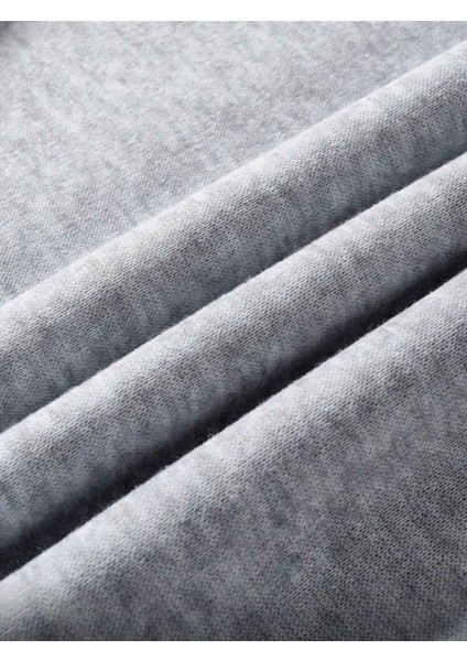 Papatya Baskı Detaylı Bisiklet Yaka Içi Polarlı Sweatshirt modelleri