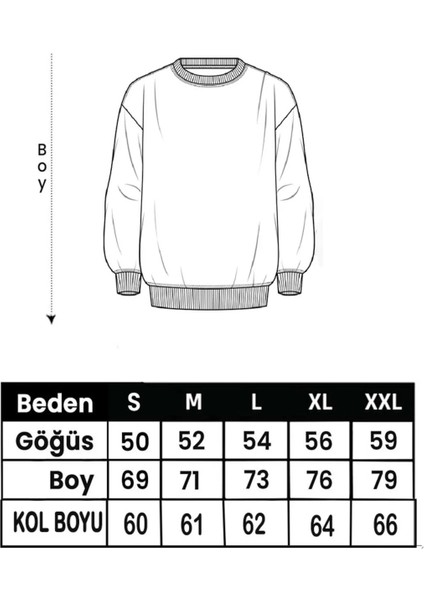 Yıldız Baskı Detaylı Bisiklet Yaka Içi Polarlı Sweatshirt indirimleri