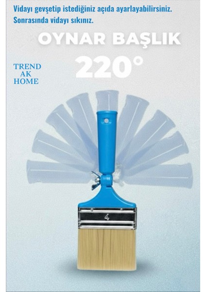 Lüks Robot Kestirme Boya Fırçası No:4