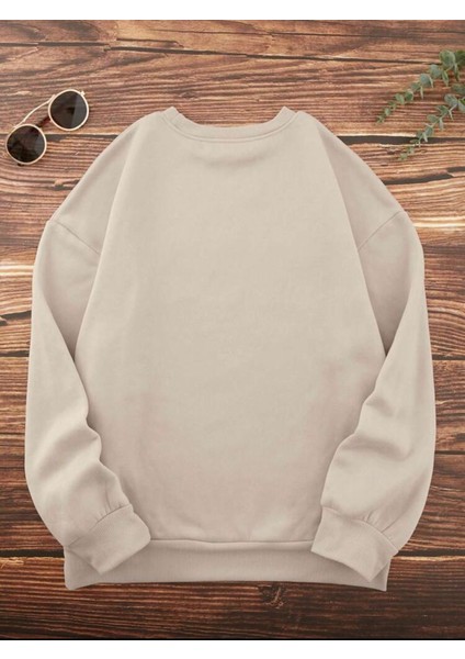 Good Think Detaylı Bisiklet Yaka Içi Polarlı Sweatshirt fiyatları