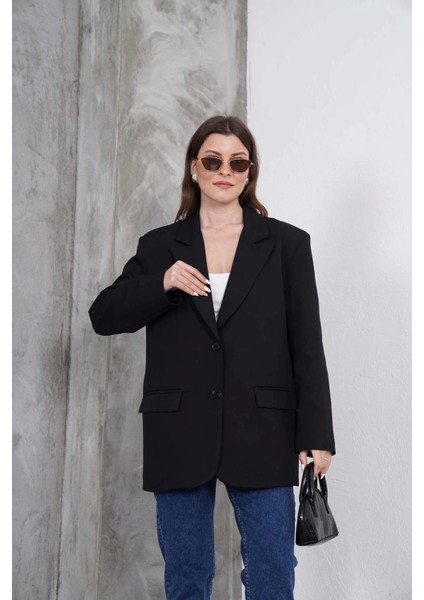 Siyah Blazer Ceket