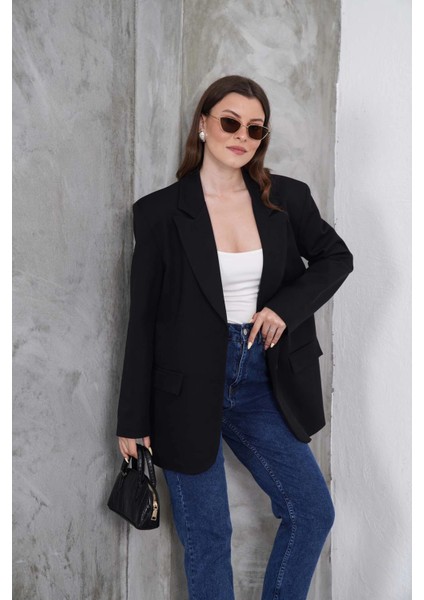 Siyah Blazer Ceket