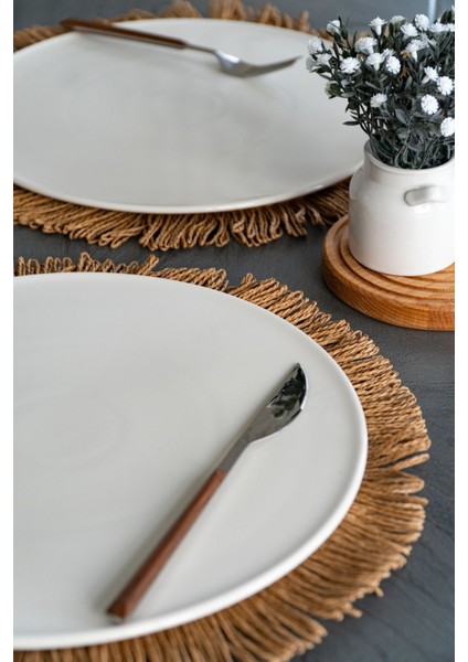 2'li 32 cm Porselen Yalın Pizza Tabağı fırsatları