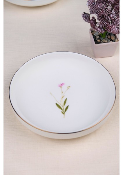 Porselen Natura Çuha Altın Yaldız Çukur Tabak 18,50CM 4 Lü fırsatları