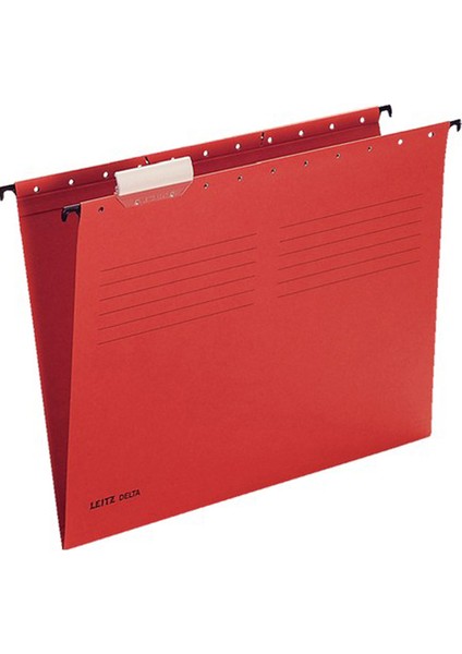 Leıtz Askılı Dosya Telsiz L-6515 Kırmızı 25 Li