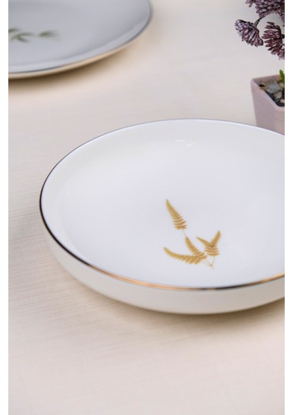 Porselen Natura Marinum Altın Yaldız Çukur Tabak 18,50CM 2 Li indirimleri
