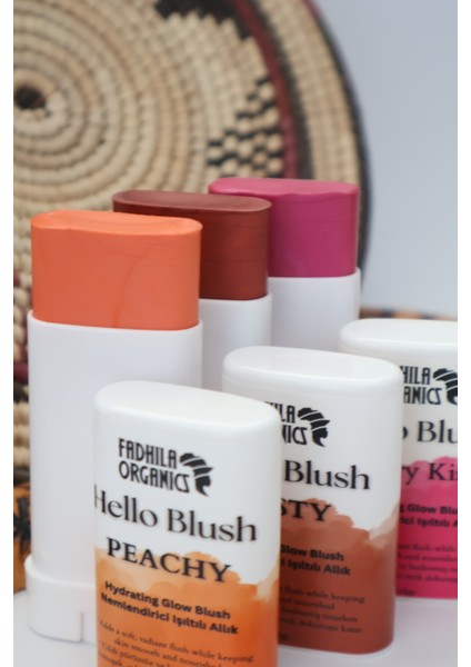 3'lü Hello Blush Set Doğal Işıltılı Stick Allık indirimleri