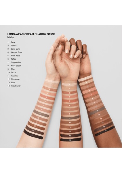Long-wear Cream Shadow Stick Kalem Göz Farı - Rich Caviar modelleri
