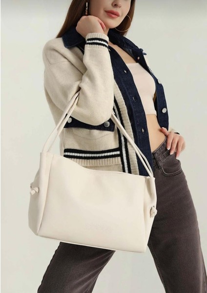 Megın Krem Omuz Çantası