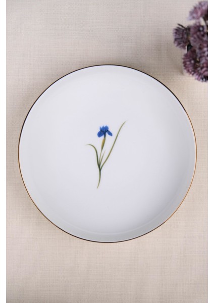 Porselen Natura Iris Altın Yaldız Çukur Tabak 18,50CM 6 Lı fiyatları