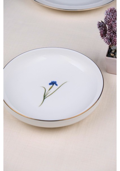 Porselen Natura Iris Altın Yaldız Çukur Tabak 18,50CM 6 Lı fırsatları