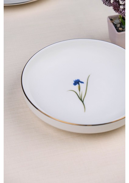 Porselen Natura Iris Altın Yaldız Çukur Tabak 18,50CM 6 Lı indirimleri