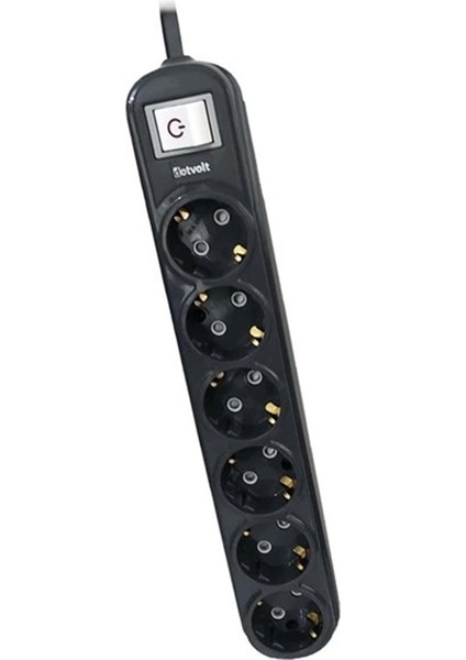 Surge Hunter 6 Lı Akım Korumalı Grup Priz 1.5 Metre