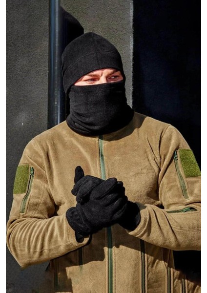 Erkek Balaclava Polar Kar Maskesi Eldiven Set fiyatları