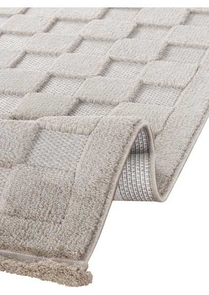 Orion 4212 Bej - Dokuma Halı | Flat Cut Desenli Salon Halısı modelleri