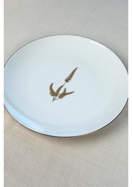 Porselen Natura Marinum Altın Yaldız Servis Tabağı 24,50CM Tekli fiyatları