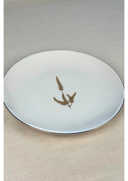 Porselen Natura Marinum Altın Yaldız Servis Tabağı 24,50CM Tekli modelleri