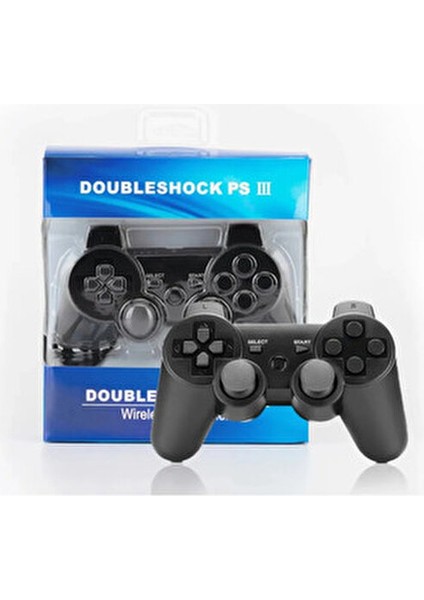 PS3 Dualshock 3 Kablosuz Oyun Kolu Siyah Plastik Aksesuar Şarj Kablosu ile fiyatları