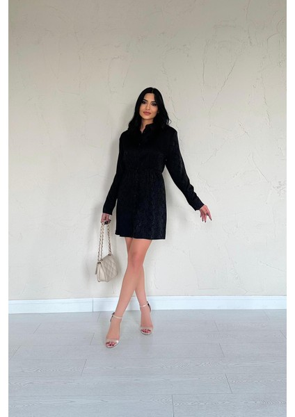 Desenli Jakar Elbise