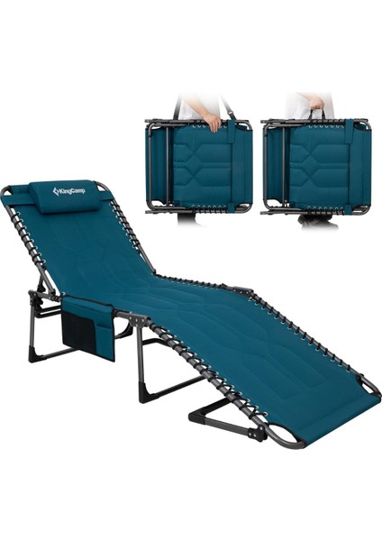 Magnolia B20 Premium 7 Kademeli Katlanır Dolgulu Şezlong Blue fiyatları