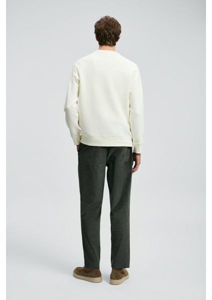 Erkek Cooper Sweatshirt 112030177 Kırık Beyaz fırsatları