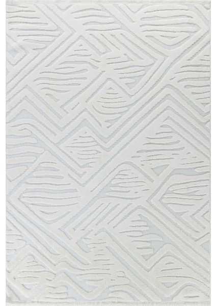 Orion 4221 Krem - Dokuma Halı | Flat Cut Desenli Salon Halısı