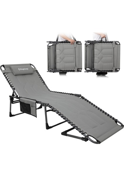 Magnolia B20 Premium 7 Kademeli Katlanır Dolgulu Şezlong Grey fiyatları