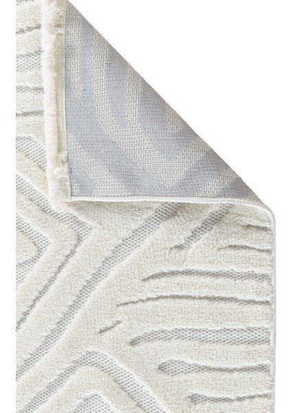 Orion 4221 Krem - Dokuma Halı | Flat Cut Desenli Salon Halısı fırsatları