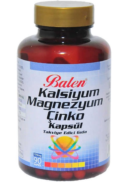 Kalsiyum Magnezyum Çinko 90 Kapsül
