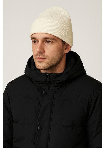 Unisex Basic Kışlık Katlanabilir Triko Bere fırsatları