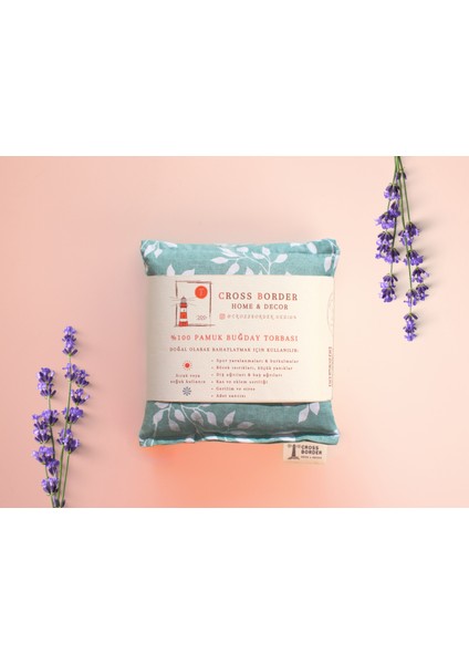 Lavanta Kokulu Mikrodalgada Isıtılabilir Buğday Torbası - Konfor ve Stress Için Doğal Sıcak ve Soğuk Terapi - 100% Pamuk [lavander Scented Microwavable Wheatbag]