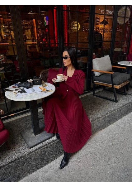 Kadın Ceket Pileli Elbise fiyatları