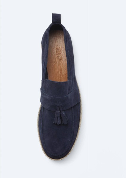 Lacivert Süet Smart Casual Ayakkabı