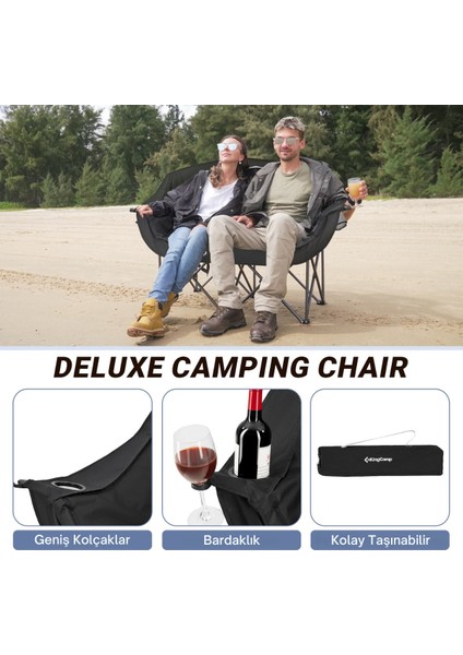 Canna C20 Loveseat Double Çift Kişilik Katlanır Kamp Sandalyesi B.grey modelleri