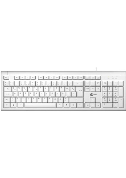 Lenovo Lecoo KB101 USB Kablolu Beyaz Türkçe Q Klavye modelleri