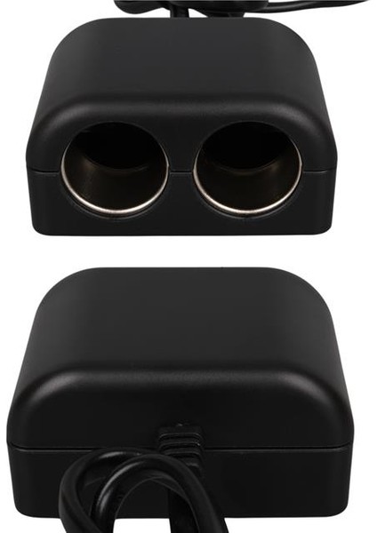 Olesson 1641 12-24V Tek USB Girişli 120W 80CM Kablolu Dijital Voltaj Ekranlı 2'li Araç Çakmak Çoklayıcı fırsatları