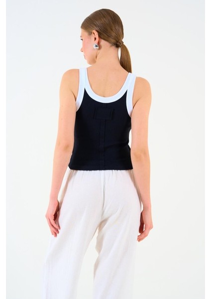 Iki Renkli Atlet - Siyah-Beyaz indirimleri