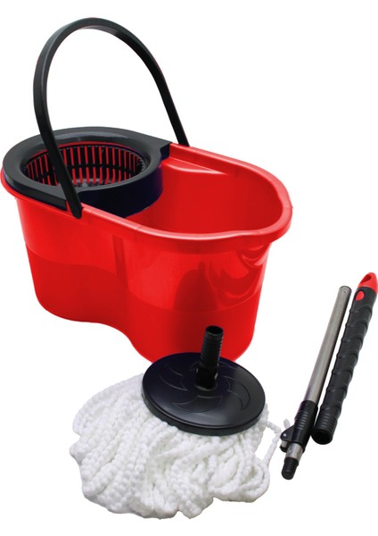 18LT---KUTULU---OTOMATİK Dönerli Kova Mop Temizlik Seti (5286)