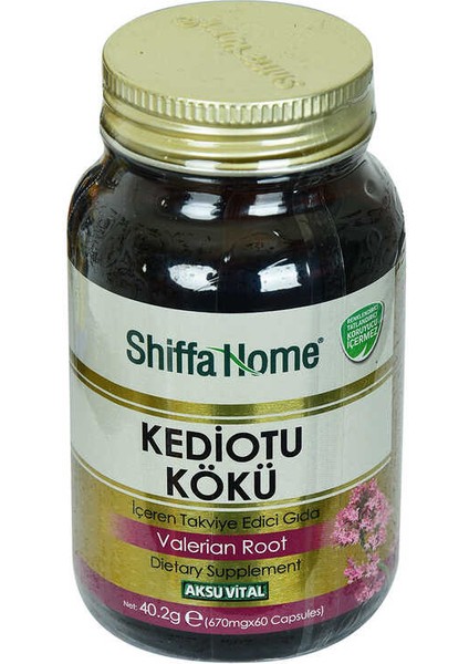 Shiffa Home Kediotu Kökü Diyet Takviyesi 670 Mg x 60 Kapsül