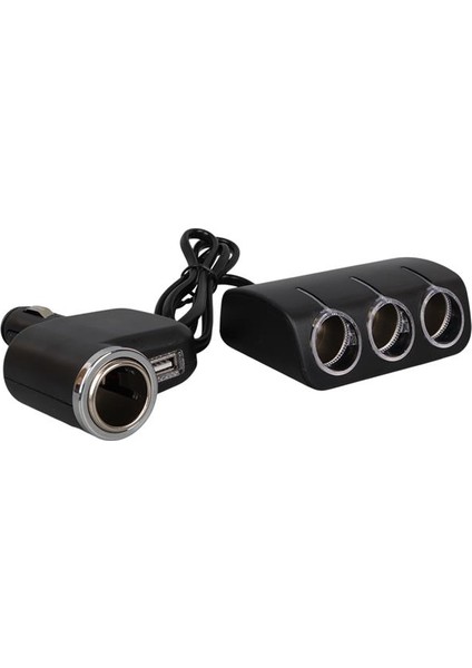 Olesson 1528 12-24V Tek USB Girişli 120W 80CM Kablolu 3'lü Araç Çakmak Çoklayıcı fiyatları